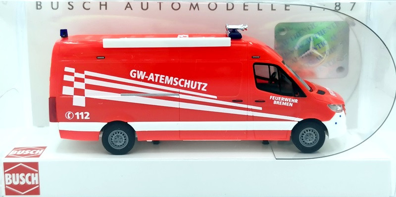 Busch MB Sprinter 18 LR Feuerwehr Bremen GW- Atemschutz- RAL 3024