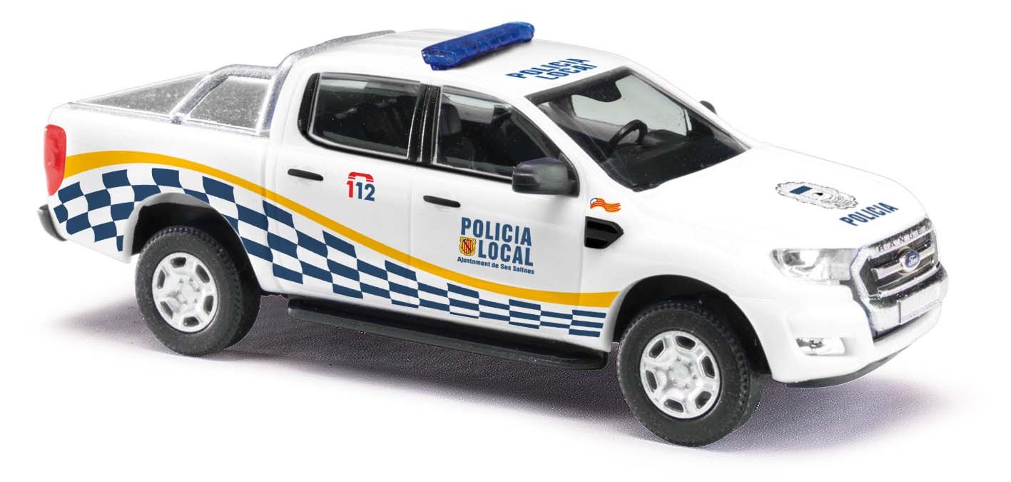 Busch Ford Ranger " Policia Local, Mallorca,( ES ) " Sammelserie Nr.6, NH 08 / 22,
