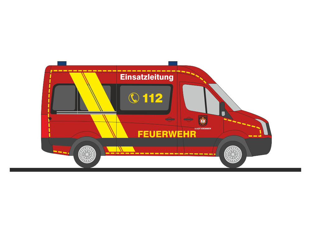 Rietze VW Crafter.„Feuerwehr Kremmen“, NH 09-10/23