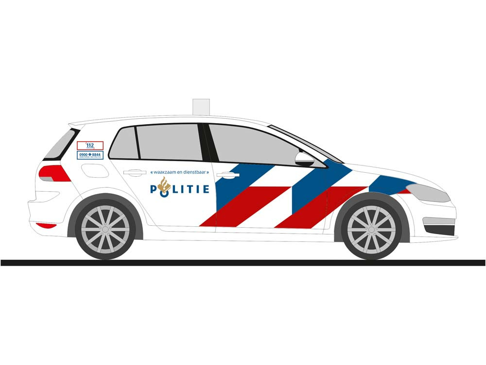 Rietze VW Golf 7 " Politie (NL) ", NH 05-06/21