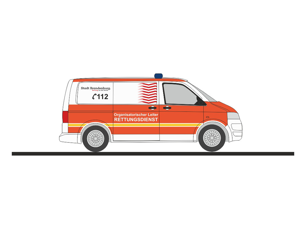 Rietze VW T5`10 „Rettungsdienst Brandenburg“, NH 03-04/25
