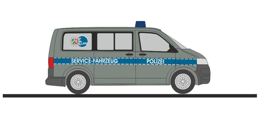 Rietze VW T5`10 "Polizei Servicefahrzeug", NH 05-06/23