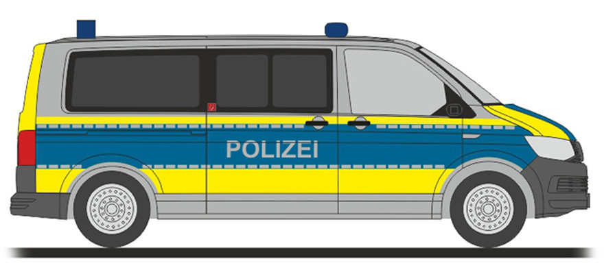 Rietze VW T6 „Polizei Brandenburg“, NH 07-08/23