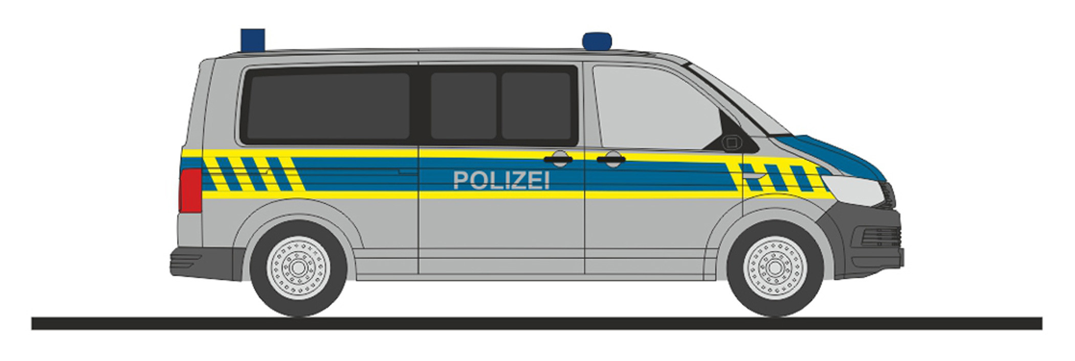 Rietze VW T6 LR "Polizei Sachsen Anhalt" , NH 03-04 / 23