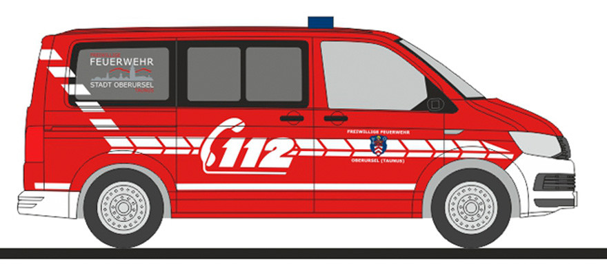 Rietze VW T6 Feuerwehr Oberursel, NH 07-08 / 22