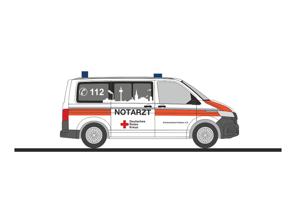 Rietze VW T6.1 NEF „DRK Uelzen“, NH 07-08/24
