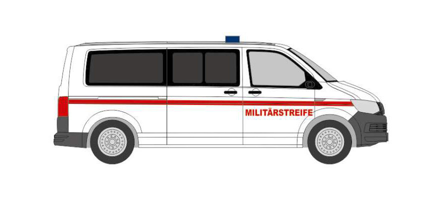 Rietze Volkswagen T6 Militärstreife (AT) , NH April 21,