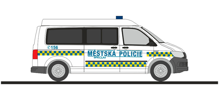 Rietze  VW T6 Mestska Policie (CZ), NH 05-06 / 22, (Vorbestellung / Modell noch nicht lieferbar !!!)