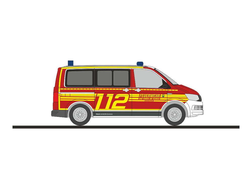 Rietze VW T6 " Feuerwehr Bad Soden ", NH 03-04 / 22,
