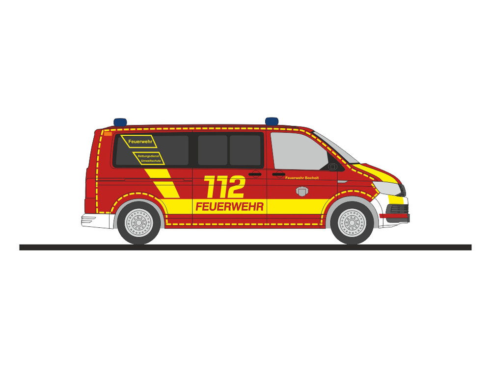 Rietze Einsatz-Serie VW T6 MTW „Feuerwehr Bocholt“, NH 03-04/24