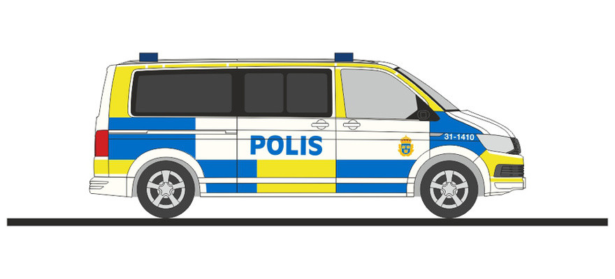 Rietze VW T6 LR "Polis (SE)", NH 05-06/23