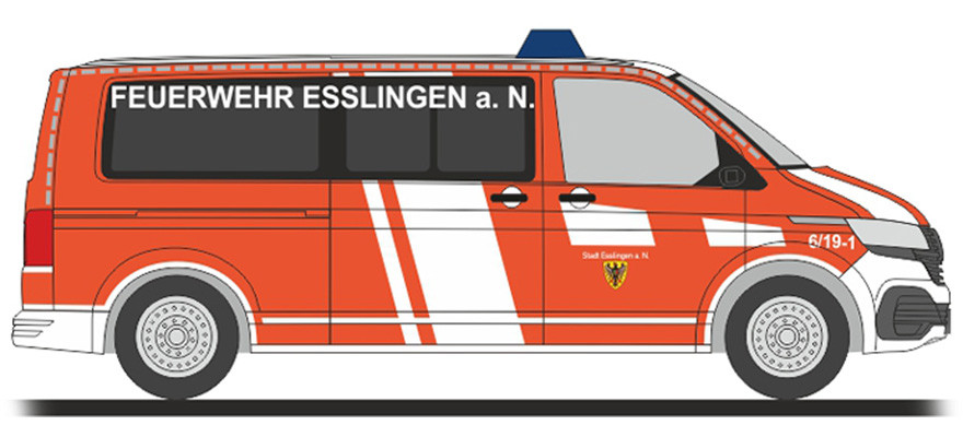 Rietze VW T6.1 „Feuerwehr Esslingen a.Neckar“, NH 07-08/23