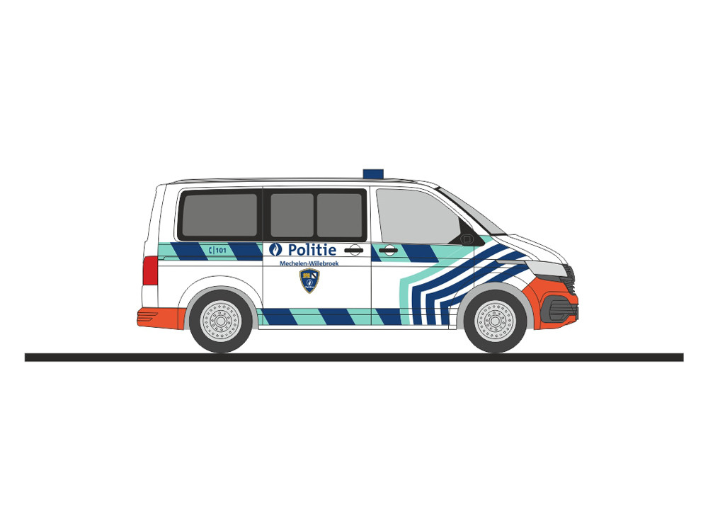 Rietze VW T6.1 „Politie Mechelen (BE)“, NH 09-10/23