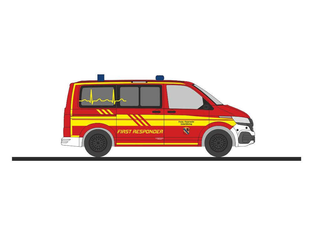Rietze VW T6.1 „First Responder FW Unterföhring“, NH 09-10/24
