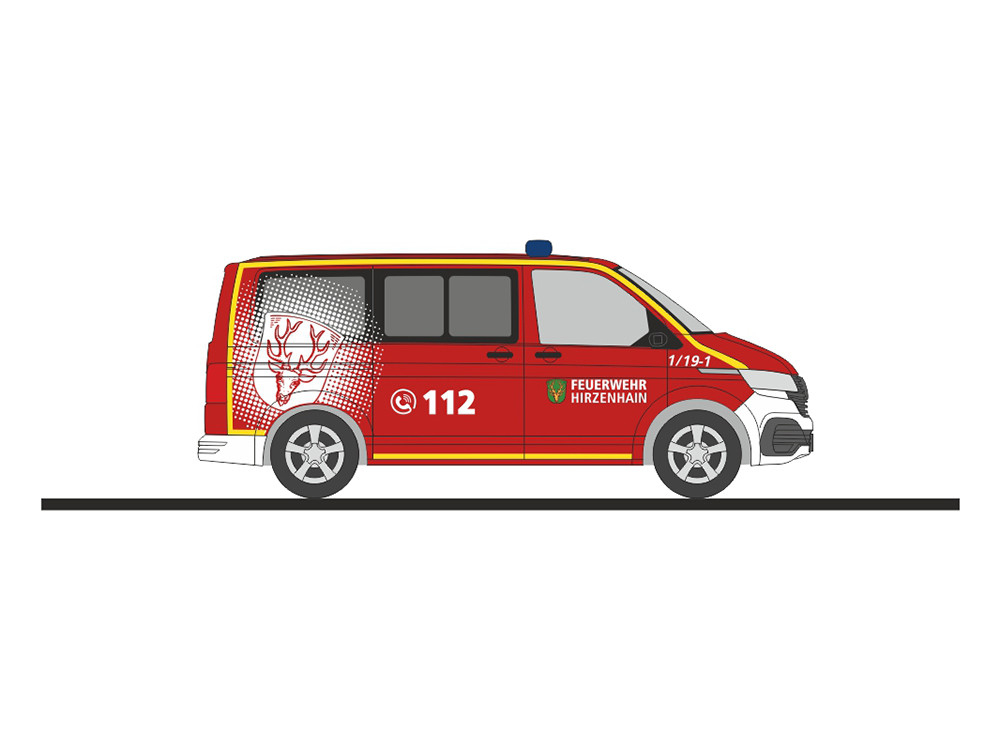 Rietze VW T6.1 „Feuerwehr Hirzenhain“, NH 03-04/25