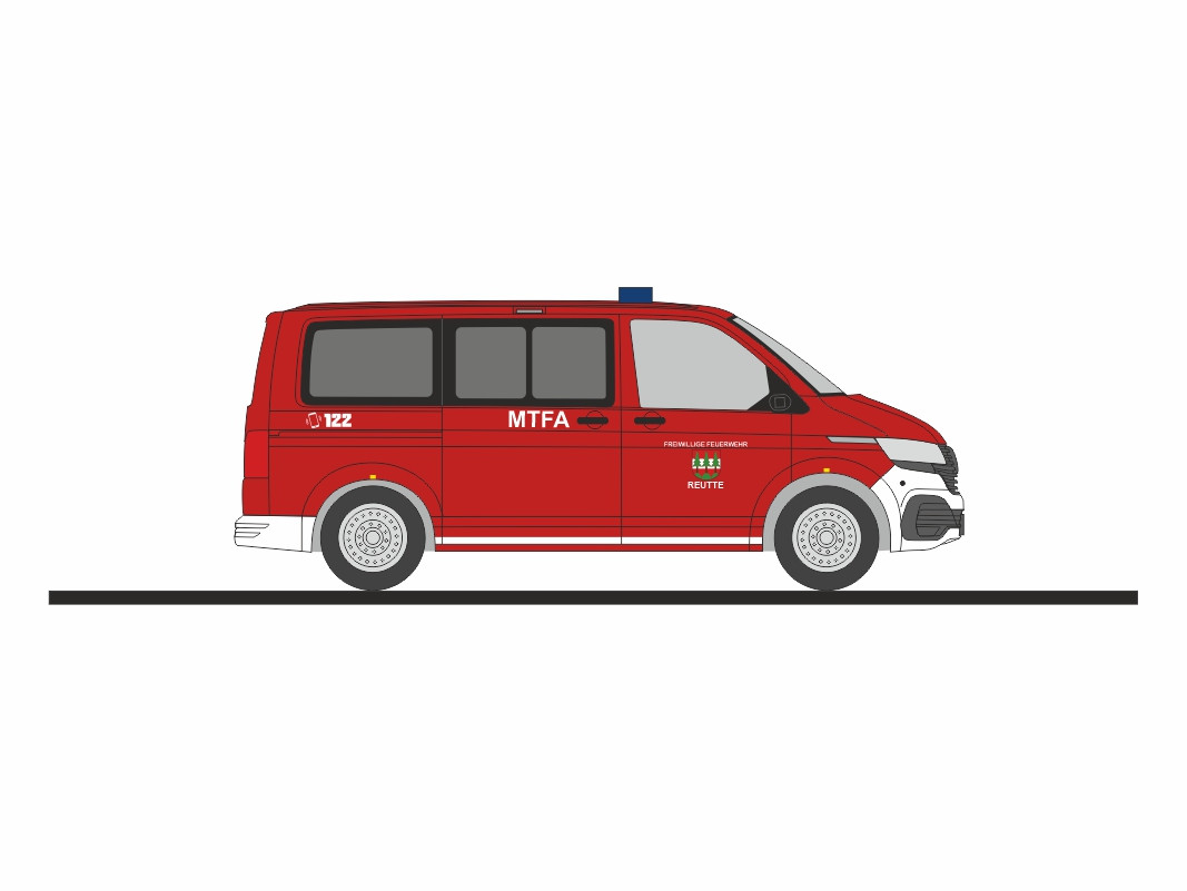 Rietze VW T6.1 "Feuerwehr Reutte (AT)", NH 07-08/25