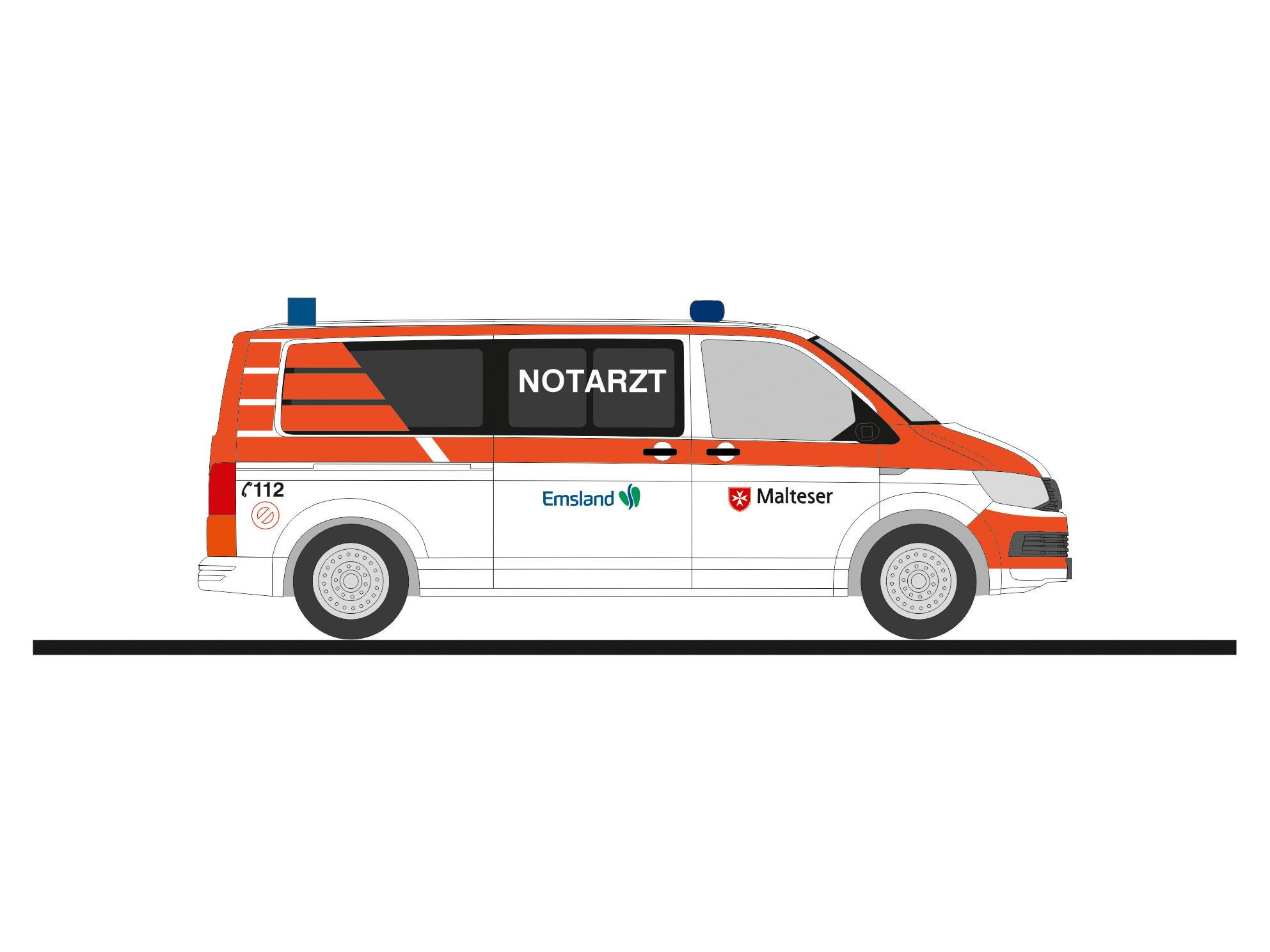 Rietze VW T6 NEF " MHD Papenburg.", NH 01-02/26