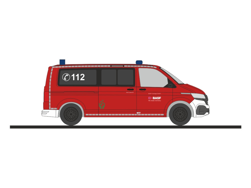 Rietze VW T6.1 " Feuerwehr WF BASF Münster.", NH 03-04/26