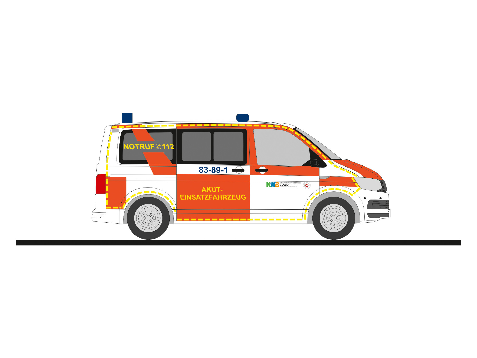 Rietze VW T6 " Akut-Einsatzfahrzeug Goslar.", NH 01-02/26