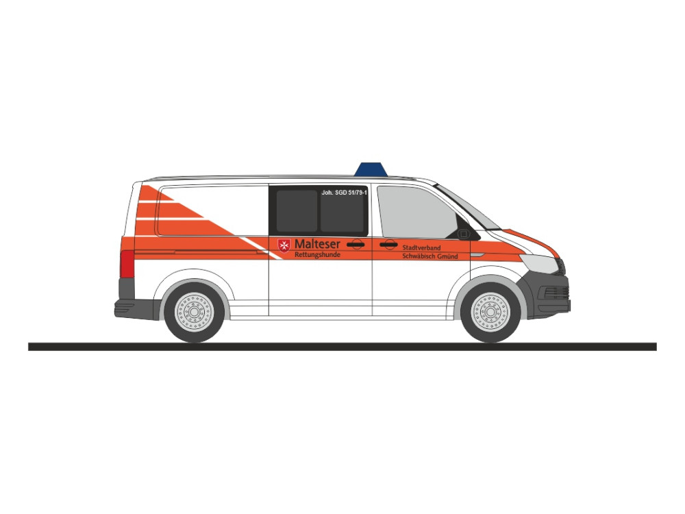 Rietze VW T6 Rettungshunde Schwäbisch Gmünd, NH 05-06/26