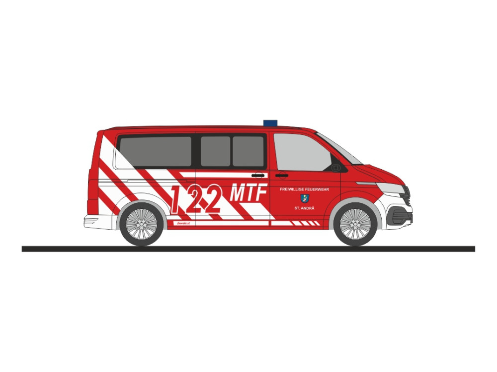 Rietze VW T6.1 MTF " Feuerwehr St.Andrä (AT) ", NH 11-12/26