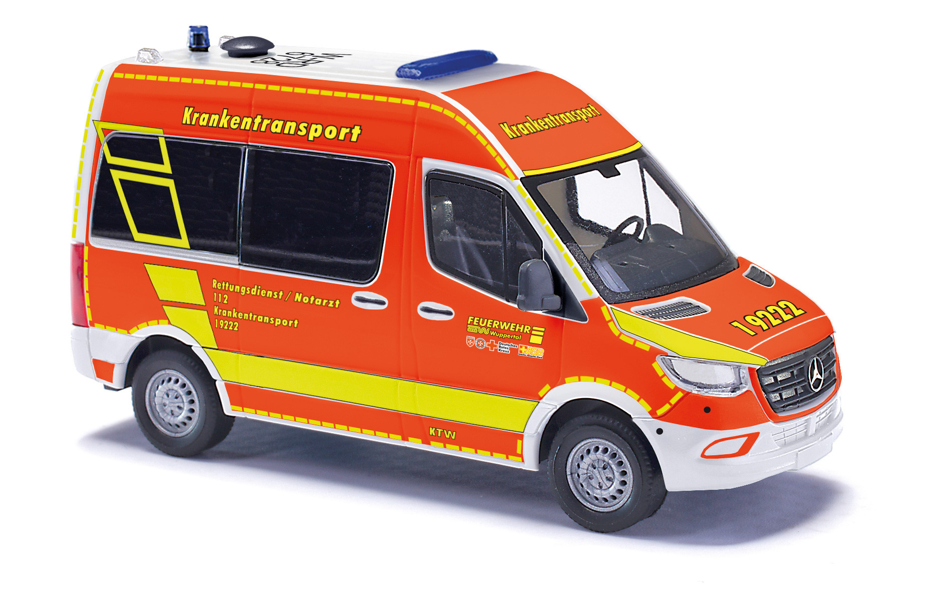 Busch MB Sprinter 18 KR MD KTW "Feuerwehr Wuppertal" ,NH 04/24