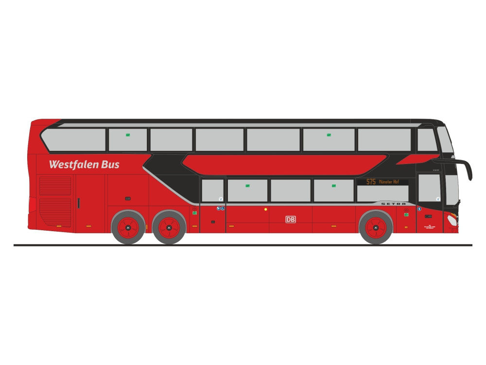 Rietze Bahn Edition Setra S 531 DT " DB Regio Westfalenbus " Formneuheit, NH 11-12/26