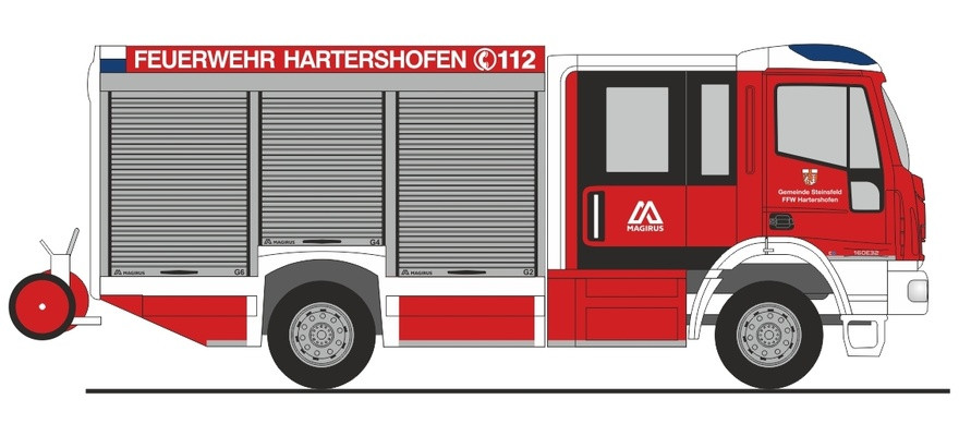 Rietze Magirus Team Cab HLF "Feuerwehr Hartershofen", NH 05-06/23