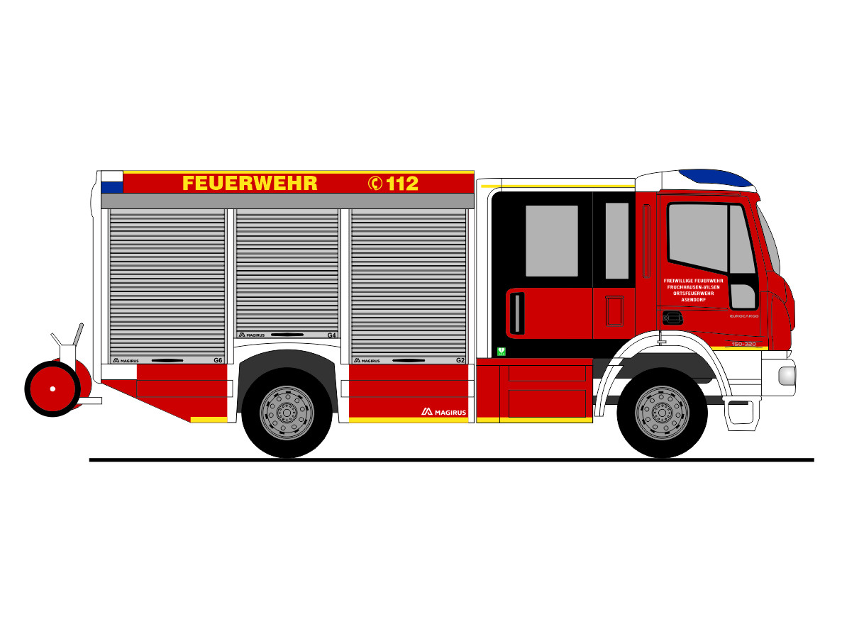 Rietze Magirus TeamCab HLF „Feuerwehr Asendorf“, NH 11-12/23