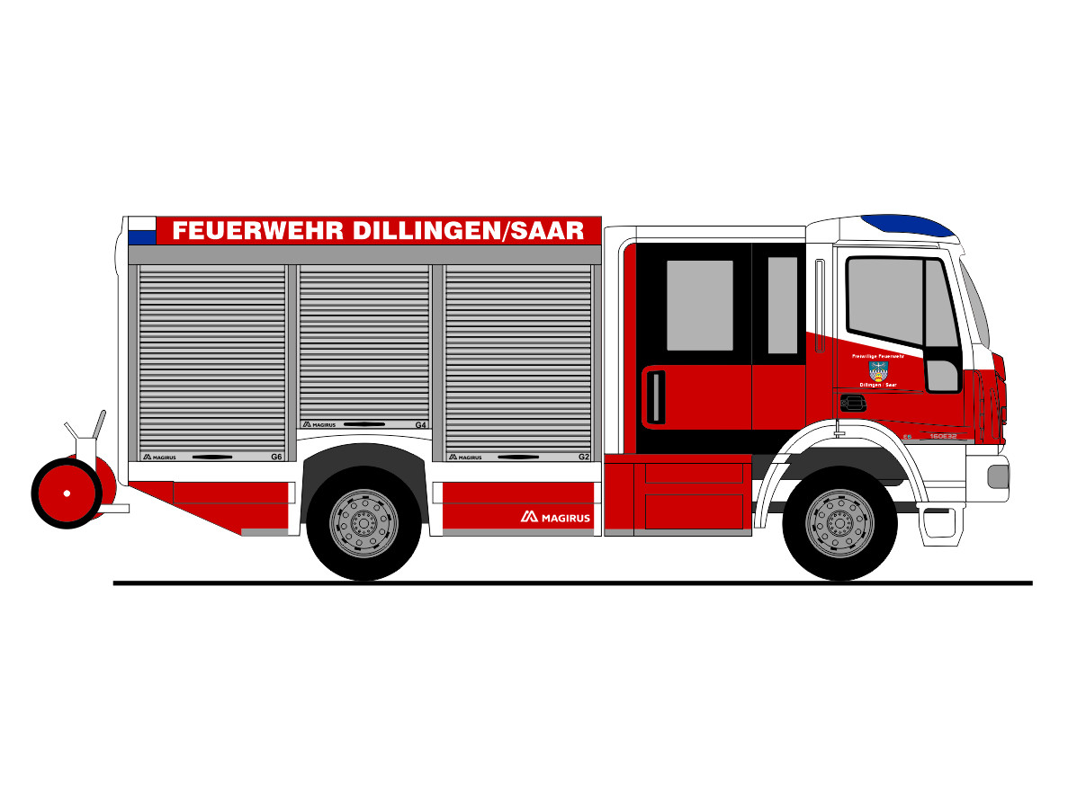 Rietze Magirus TeamCab HLF „Feuerwehr Dillingen / Saar“, NH 11-12/23