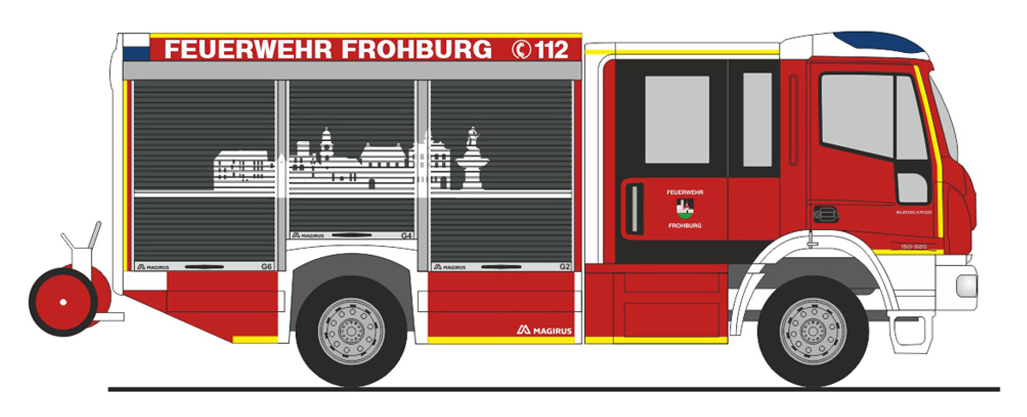 Rietze Magirus HLF TeamCab „Feuerwehr Frohburg“, NH 01-02/24