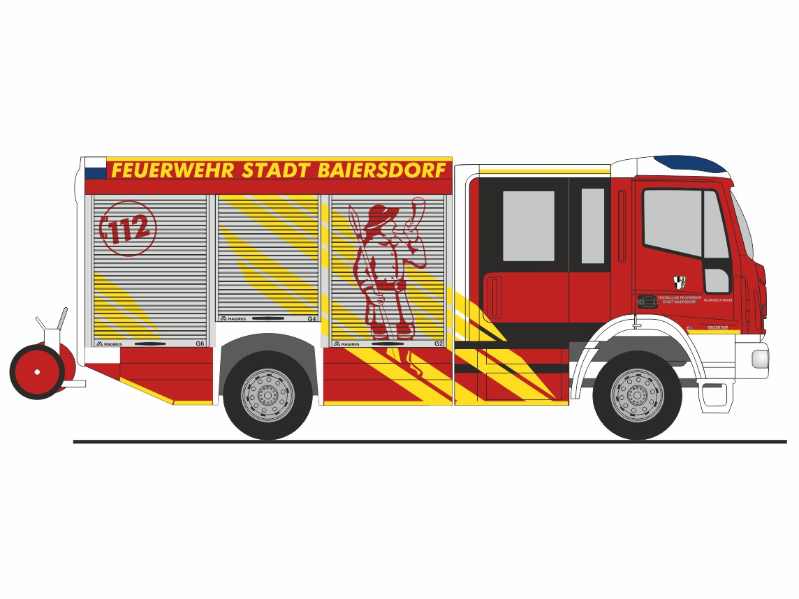 Rietze Magirus TeamCab HLF "Feuerwehr Baiersdorf", NH 07-08/25