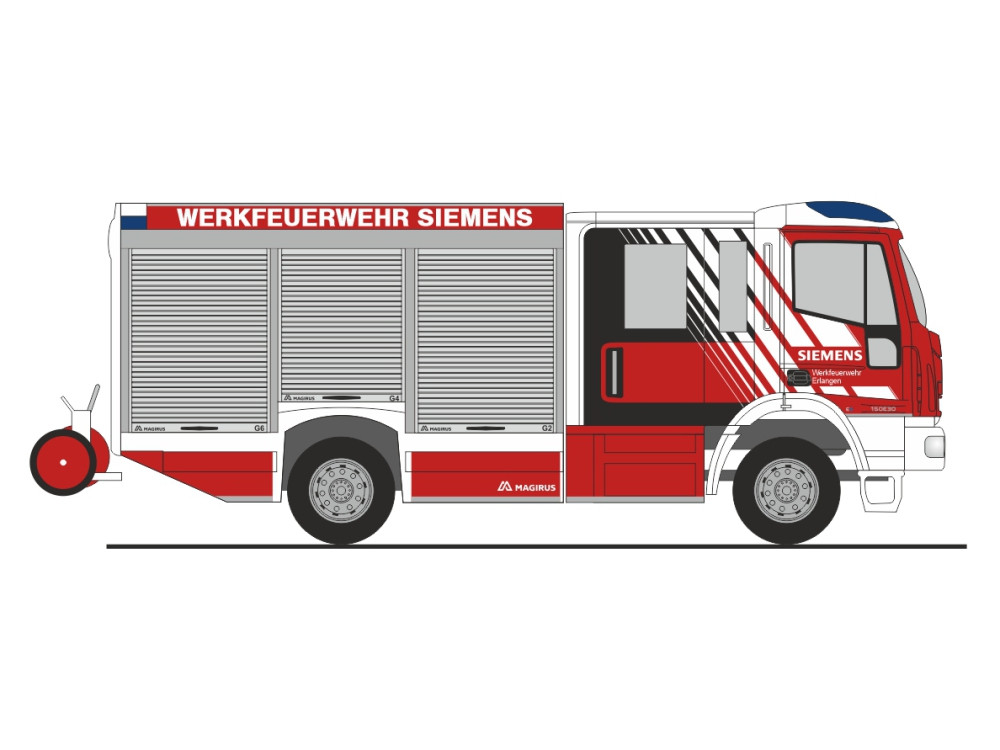 Rietze Magirus TeamCab HLF "WF Siemens Erlangen", NH 09-10/25