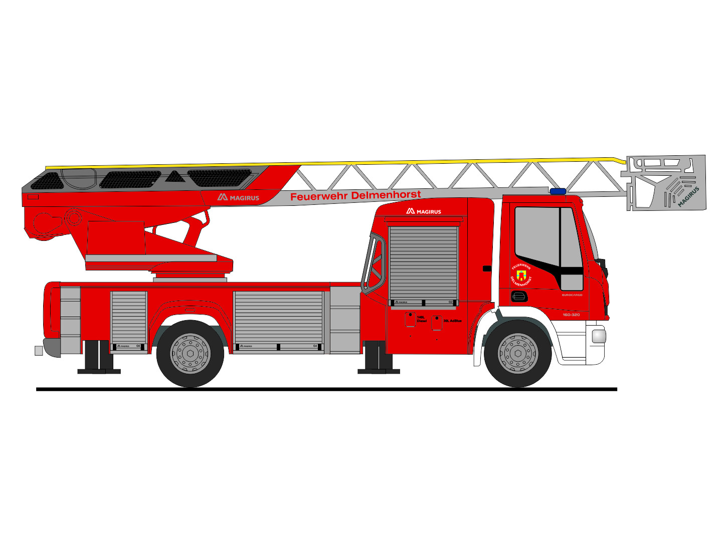 Rietze Magirus DLK „Feuerwehr Delmenhorst“, NH 11-12/23