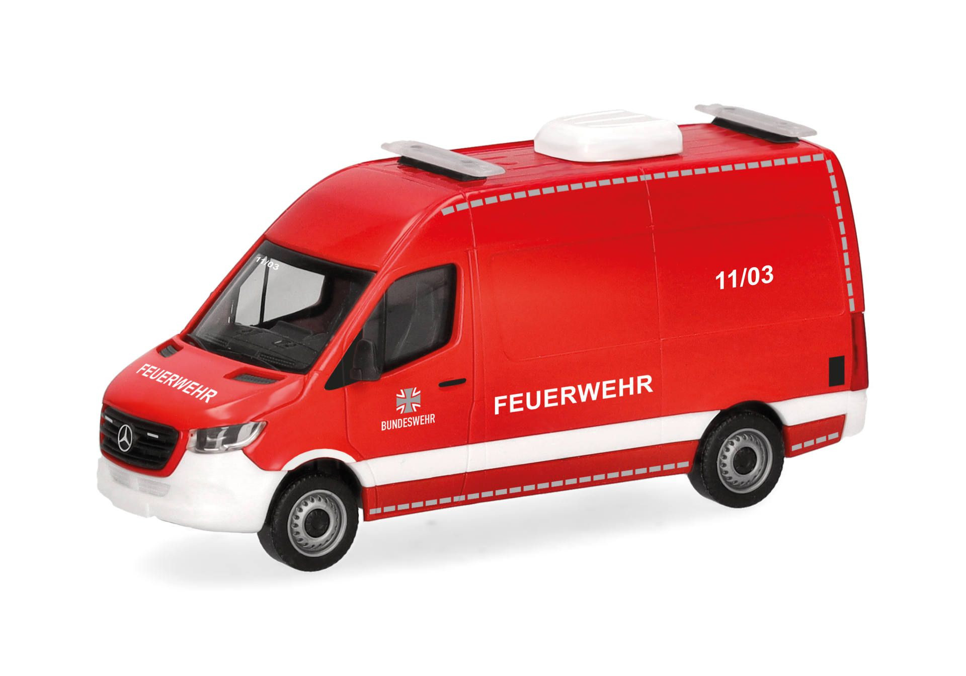 Herpa MB Sprinter 18 "Bundeswehr / Feuerwehr" ,NH 11-12/25