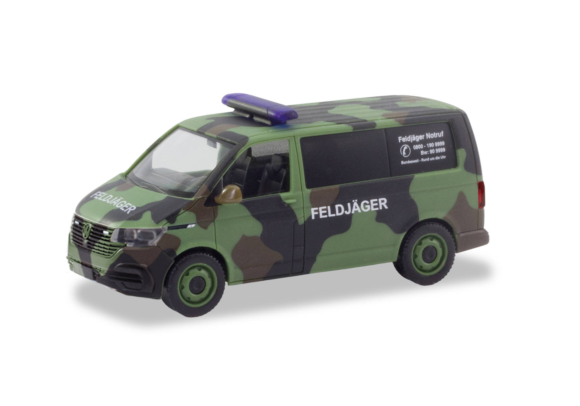 Herpa VW T6.1 Bus "Feldjäger", Flecktarn ,NH 03-04/26