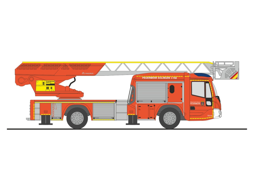 Rietze Magirus DLK 32 n.B „Feuerwehr Solingen“, NH 01-02/25