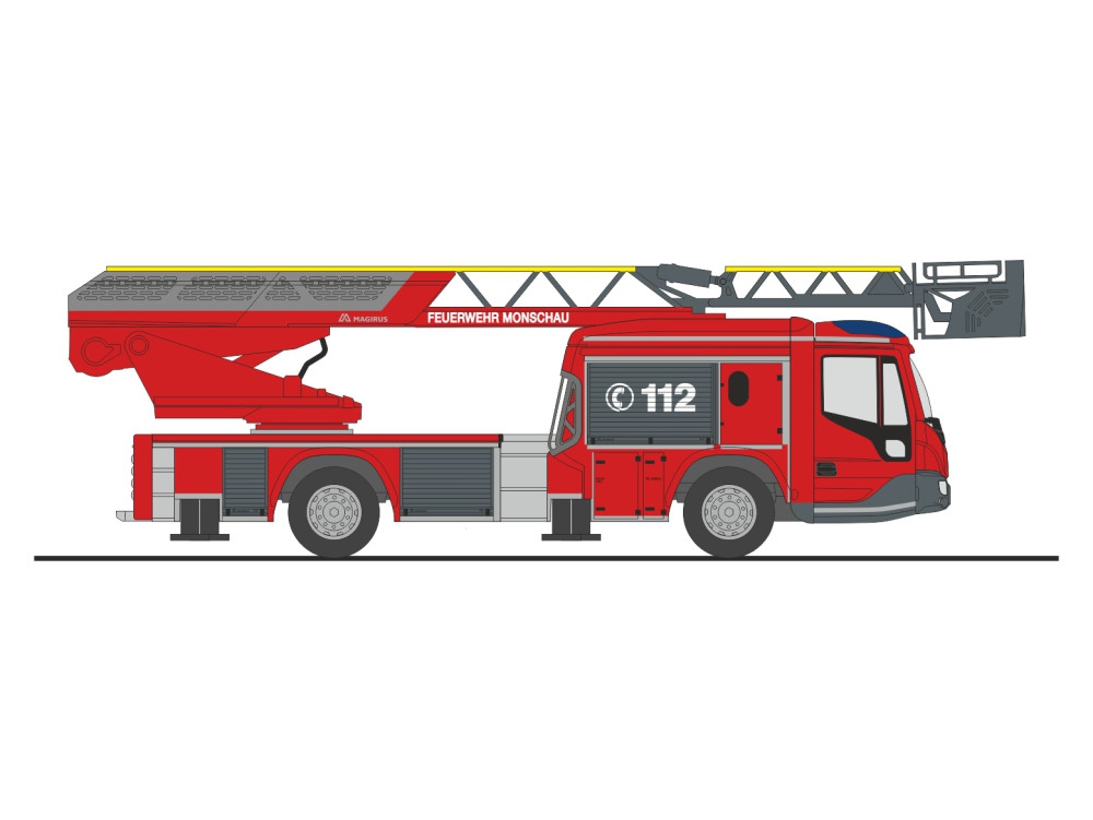 Rietze Magirus DLK 32 n.B „Feuerwehr Monschau“, NH 01-02/25