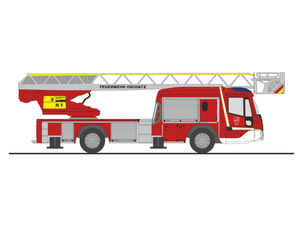 Rietze Magirus DLK 32 n.B „Feuerwehr Oschatz“, NH 01-02/25
