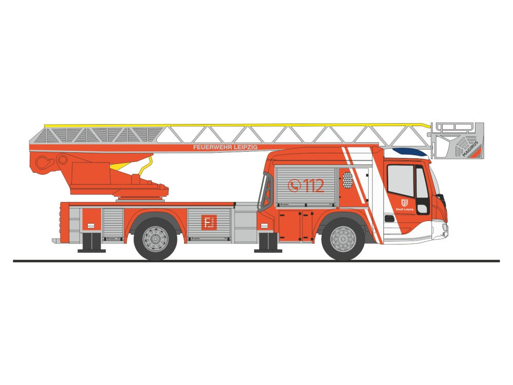 Rietze Magirus DLK n.B " Feuerwehr Leipzig (BF) ", NH 07-08/26