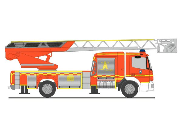 Rietze MB  Atego´19 DLK L32 Feuerwehr Pinneberg , NH 09-10 / 22