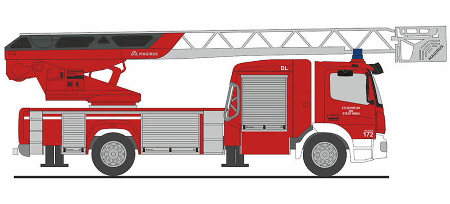 Rietze MB Atego DLK „Feuerwehr Wien (AT)“, NH 11-12/24