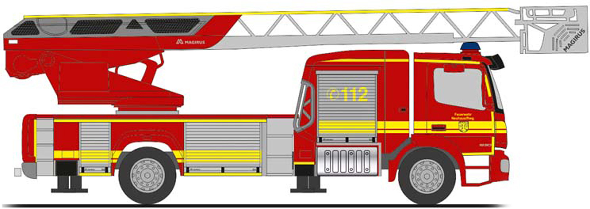 Rietze MB Atego ´19 DLK "FW Neuhaus a. Rennweg", NH 07-08/21