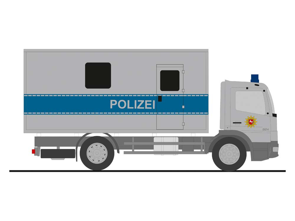 Rietze MB Atego 10 " Polizei LKW Polizeipferde ", NH 05-06/21