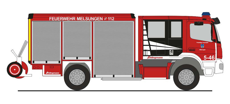 Rietze MB Atego Varus HLF FW Melsungen