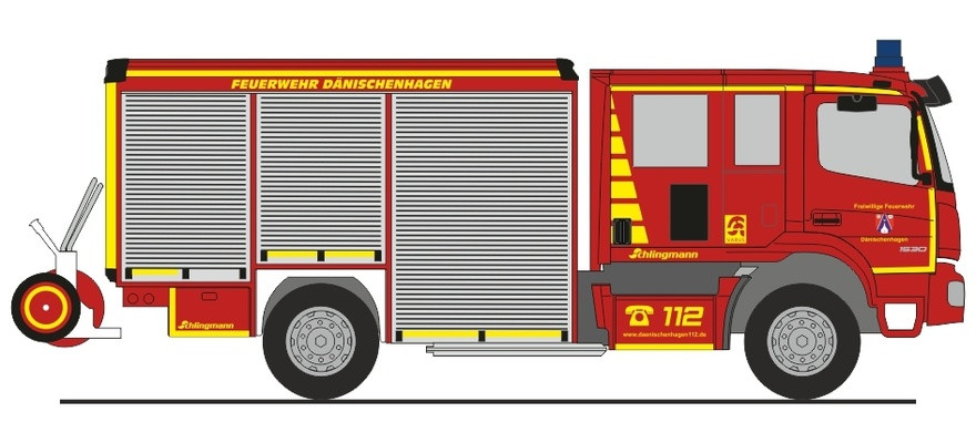 Rietze MB Atego Varus HLF "Feuerwehr Dänischenhagen", NH 05-06/23