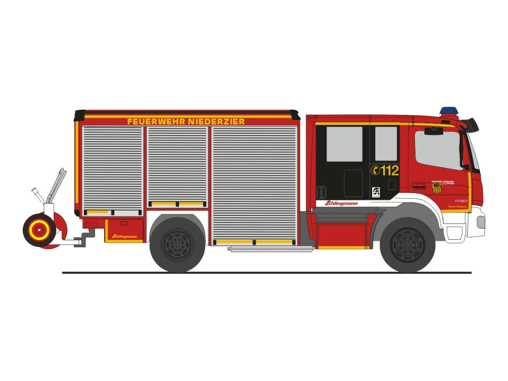 Rietze MB Varus HLF " Feuerwehr Niederzier ", NH 09-10/26