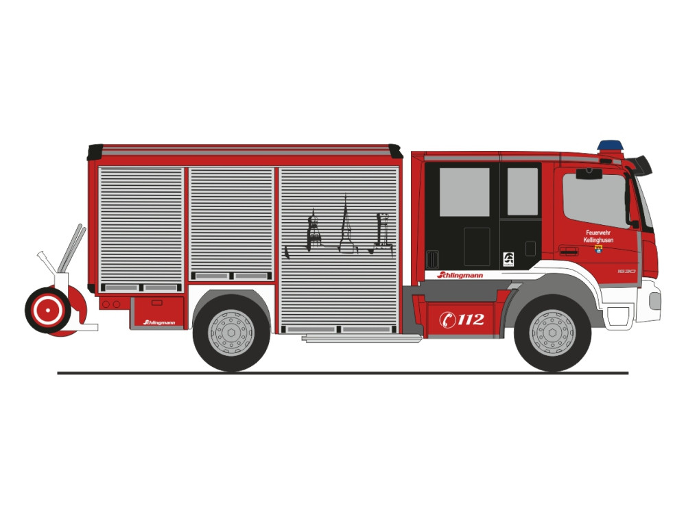 Rietze MB Atego Varus HLF "Feuerwehr Kellinghusen", NH 09-10/25