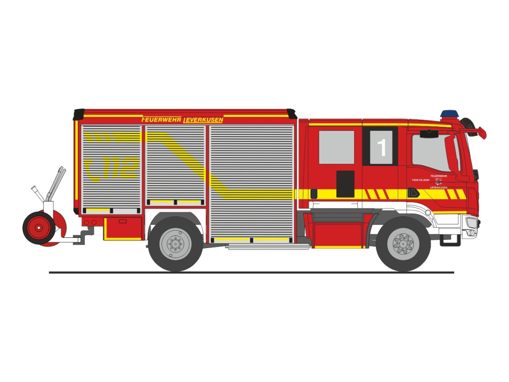 Rietze MAN Varus HLF " Feuerwehr Leverkusen ", NH 11-12/26