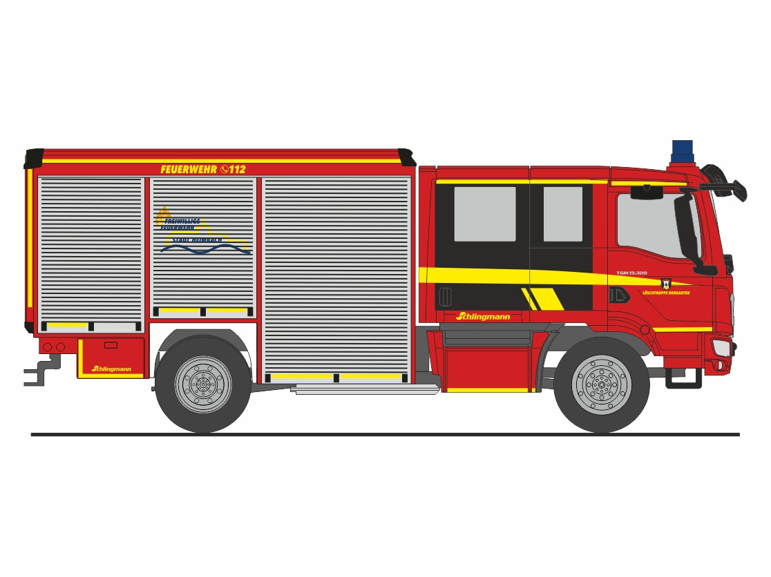 Rietze MAN TGM Varus HLF " Feuerwehr Heimbach ", NH 03-04/26